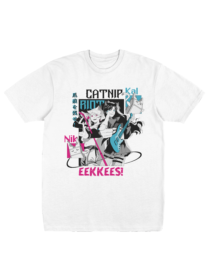"CATNIP RIOT" Heavyweight Tee [WHITE VARIANT] product image (1)