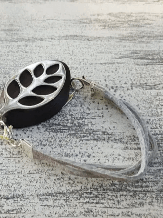 Sky Blue Suede Bracelet | Handmade Accessory for Bellabeat Leaf Urban & Ivy product image (2)