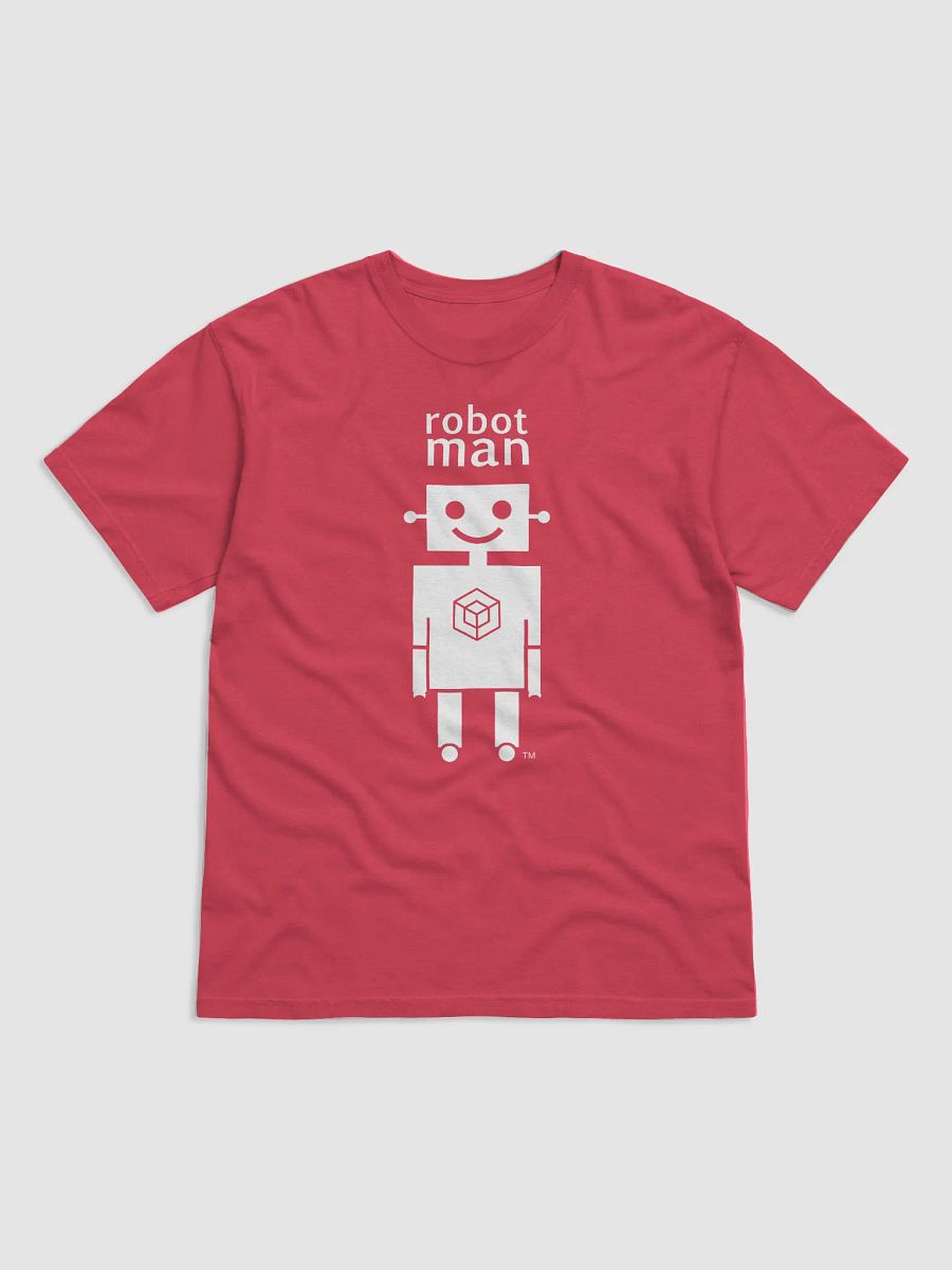 Adults Unisex Robot Man logo on red product image (1)