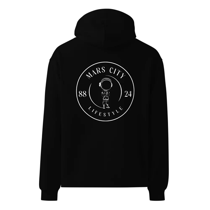 MARS CITY FASHION WHITE LIMITED EDTION LOGO FRONT WITH LARGE MARS CITY 8824 LIFESTYLE ASTRONAUT CIRCLE LOGO BACK product image (1)