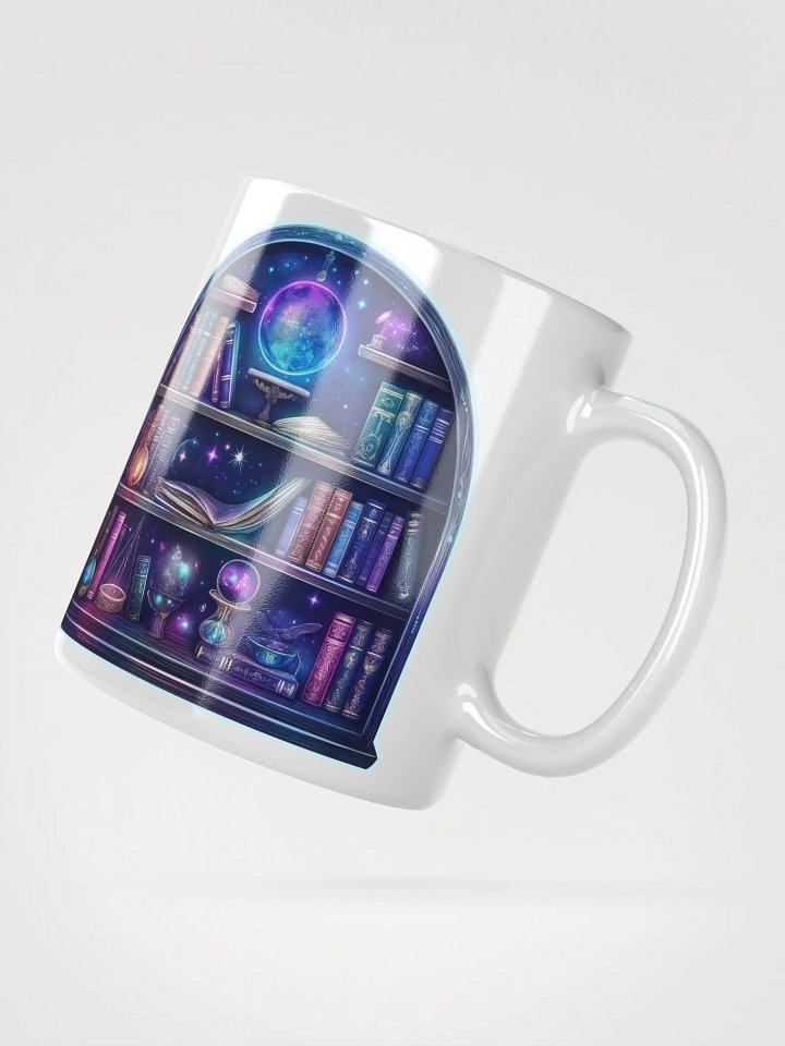 Starry Book Shelf White Mug product image (5)