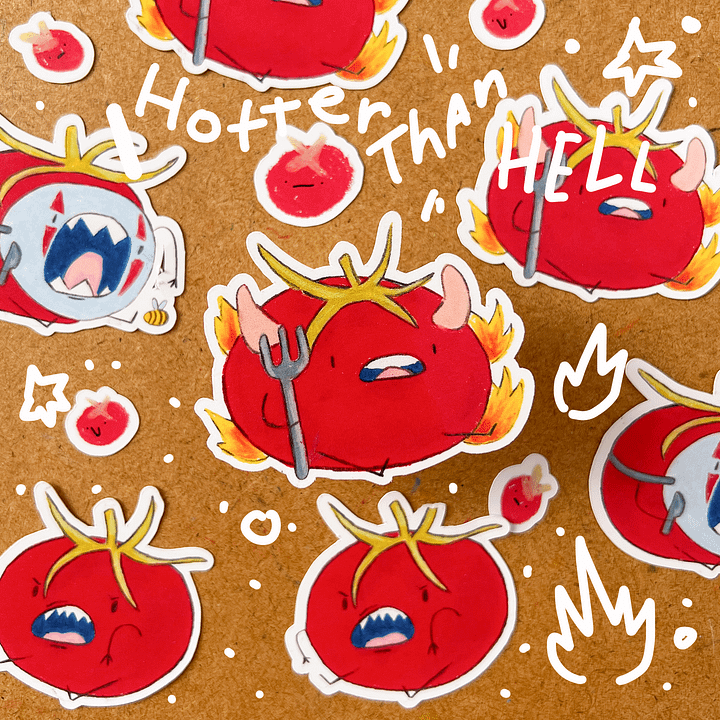 Hot tomato sticker product image (1)