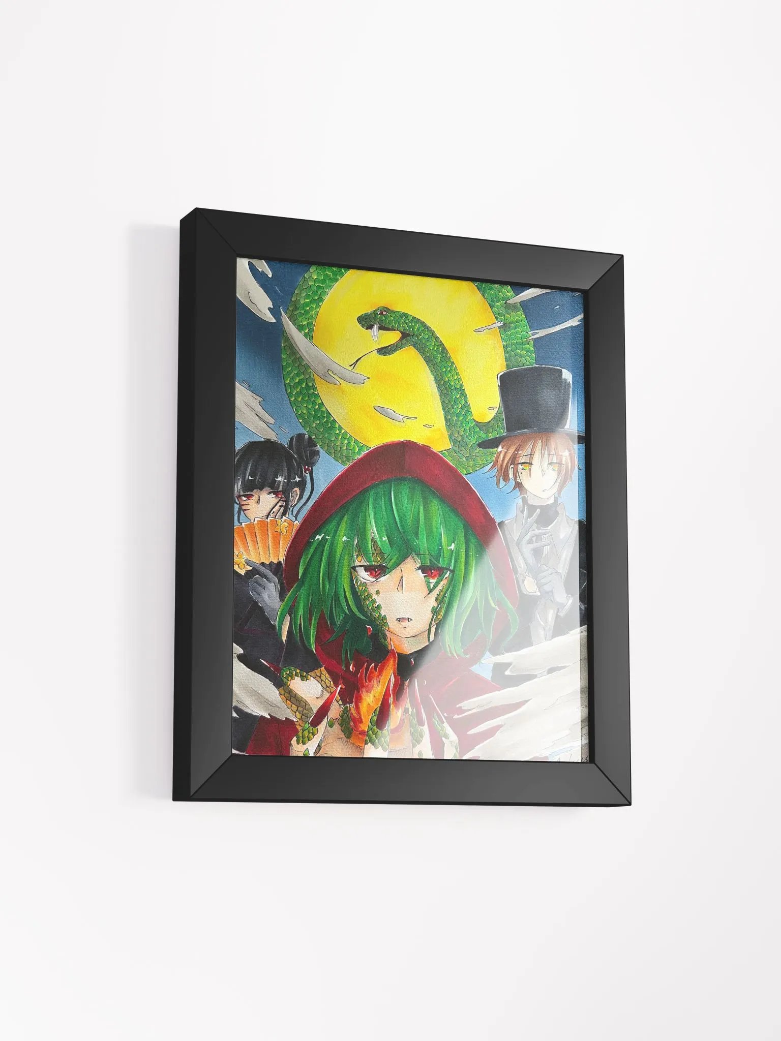 Snake Moon - Framed Matte Poster product image (7)