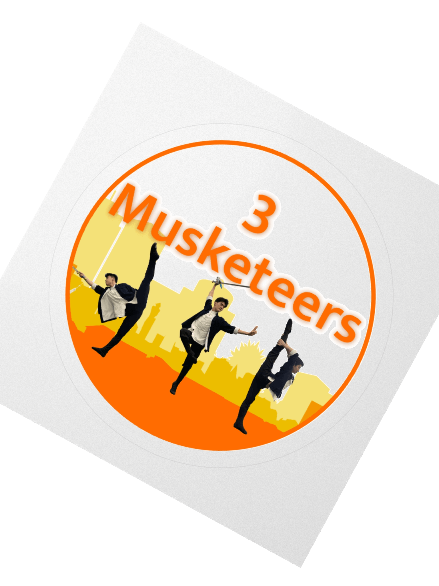 3 Musketeers Cityscape Logo Stickers product image (8)