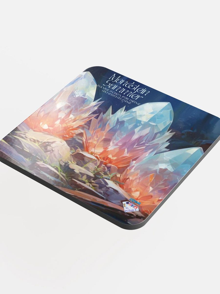 Untersetzer aus glänzendem Kork, Jahres Abo. Mondstein Sammler product image (4)