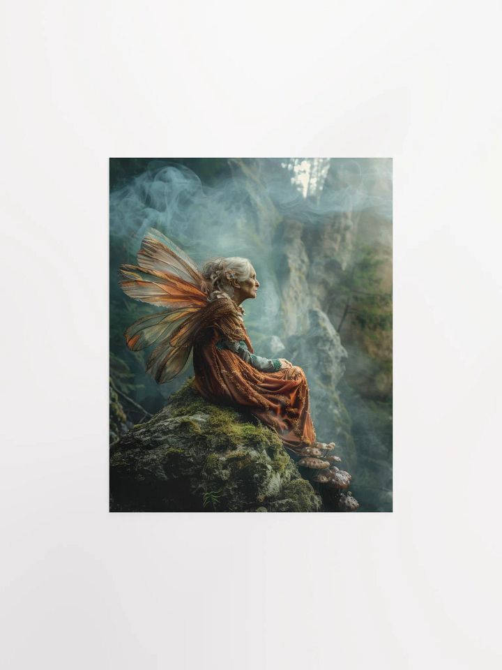 Elder fairy on a rock - Poster product image (4)