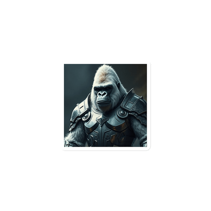 White Gorilla In Armor product image (1)