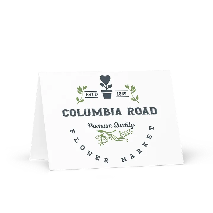 Columbia Road Market Logo Greeting Card product image (1)