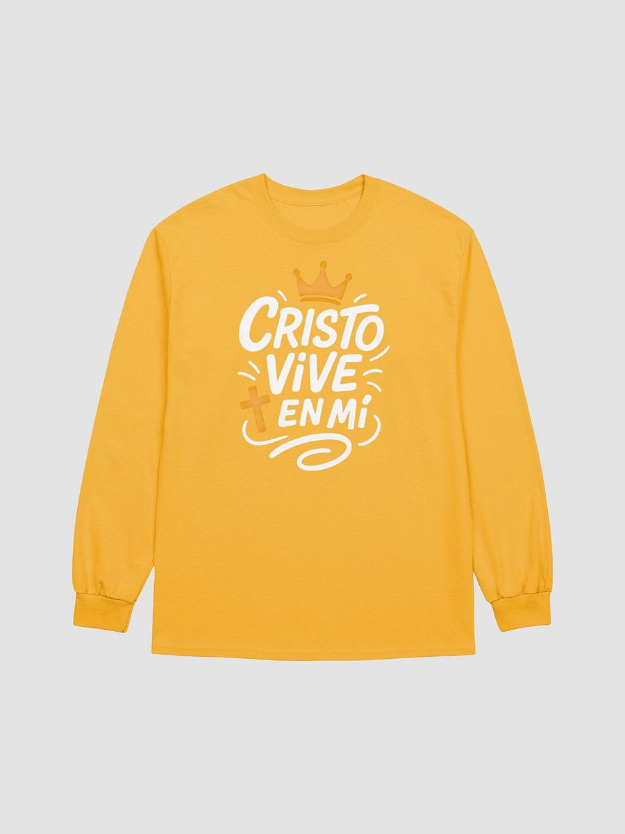 Camiseta Unisex Manga Larga | Cristo vive en mí product image (5)