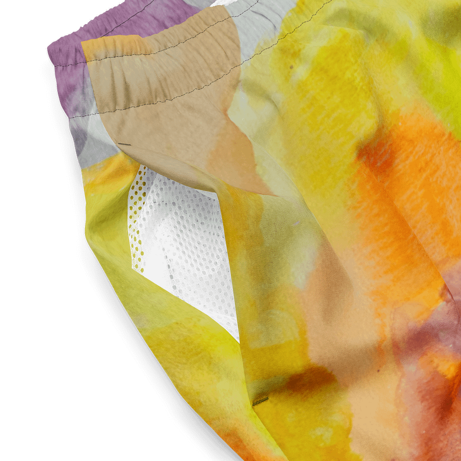 Red and Yellow Watercolor Men Trunks product image (4)