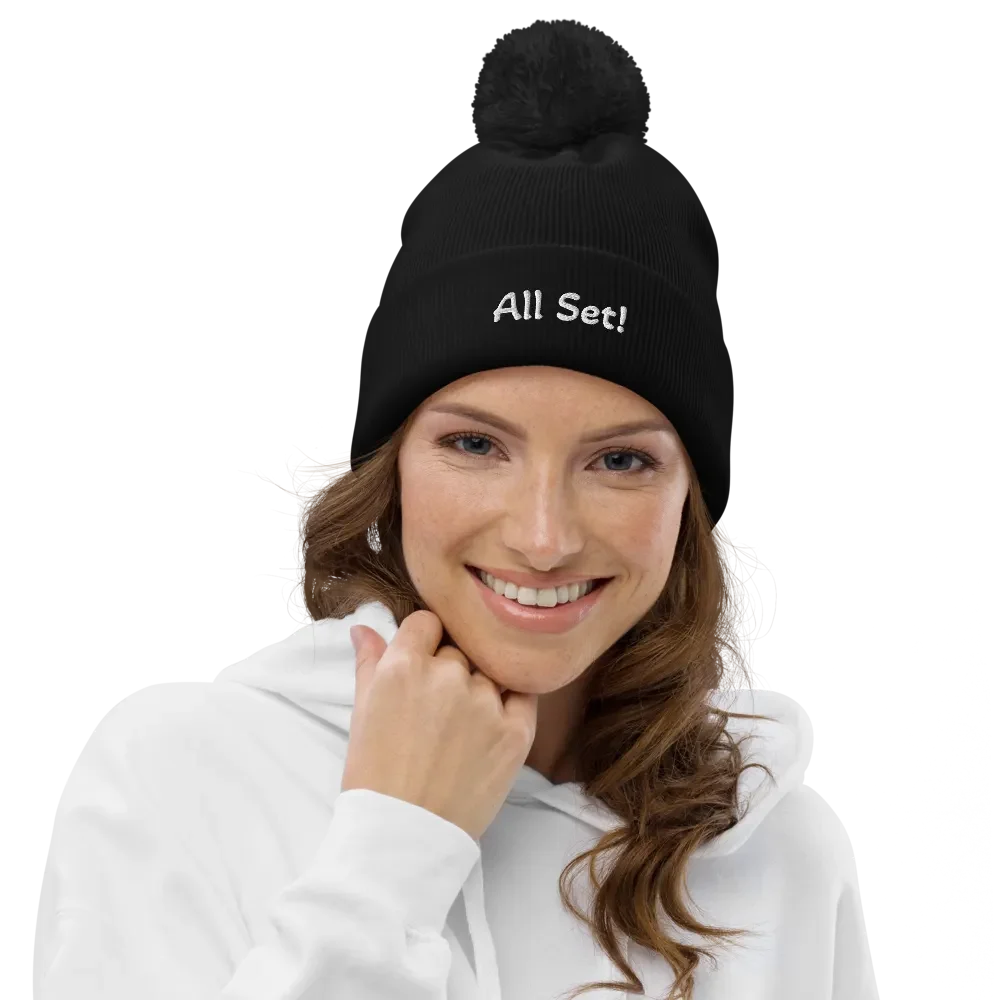 AllSaints Inspired Beechfield Pom-Pom Beanie product image (5)