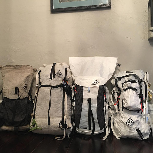Our resident dirtbag @daoist_cowboys has an affinity for @hyperlite_mountain_gear packs. Here is his collection, starting in ...