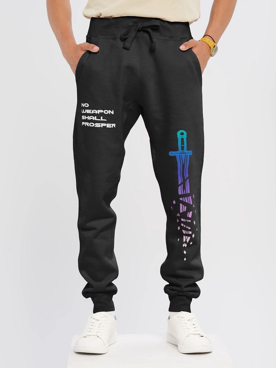 No Weapon Shall Prosper Joggers - Black Rainbow product image (3)