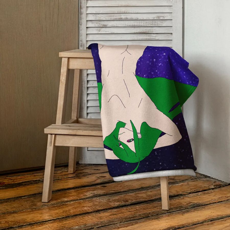 Leafy Van Gogh's Garfsona Daki Towel product image (4)