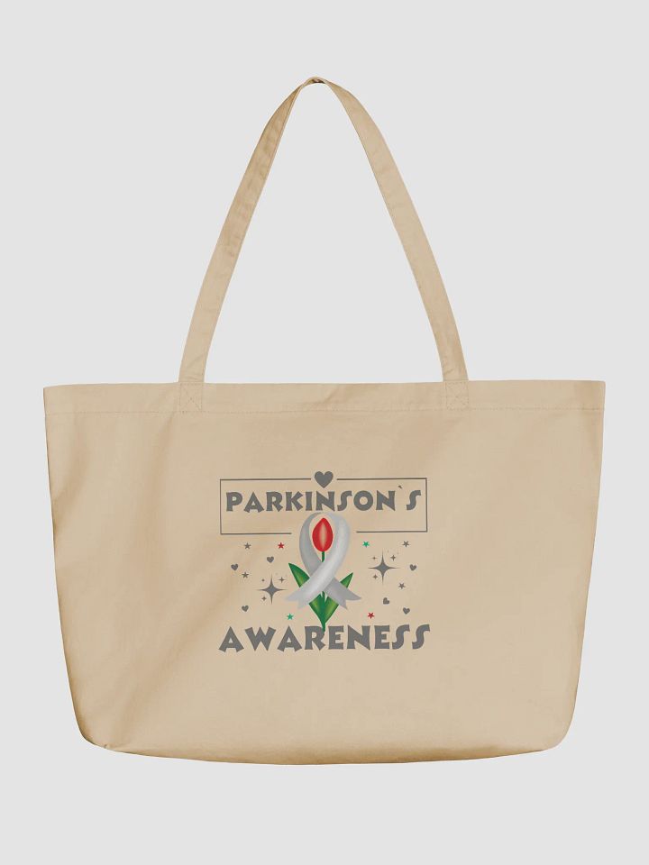 Parkinson's Awareness Organic Tote Bag product image (2)