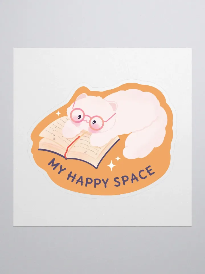 My Happy Space Reading Vinyl Stickers product image (1)