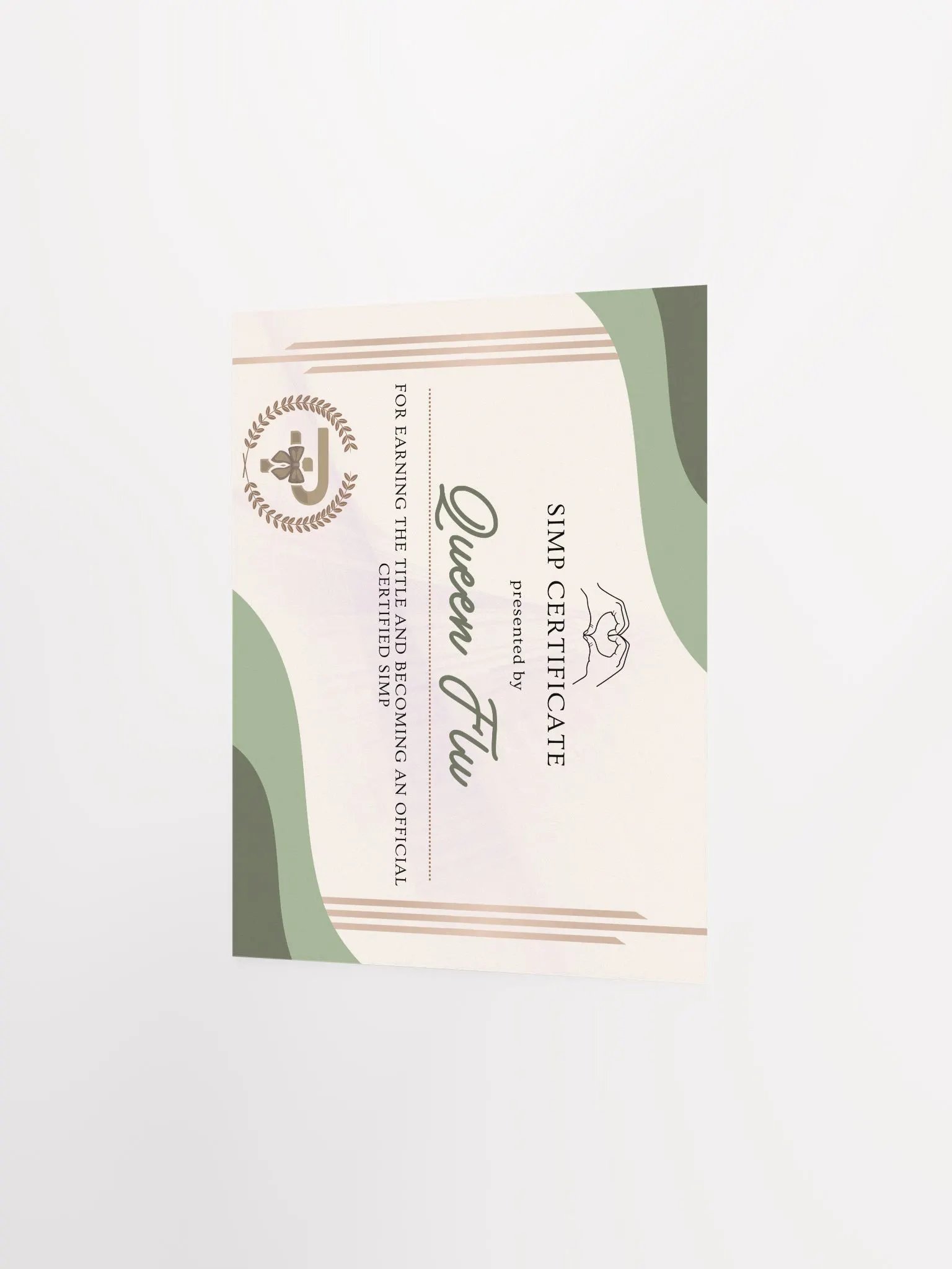 Official Simp Certificate product image (2)