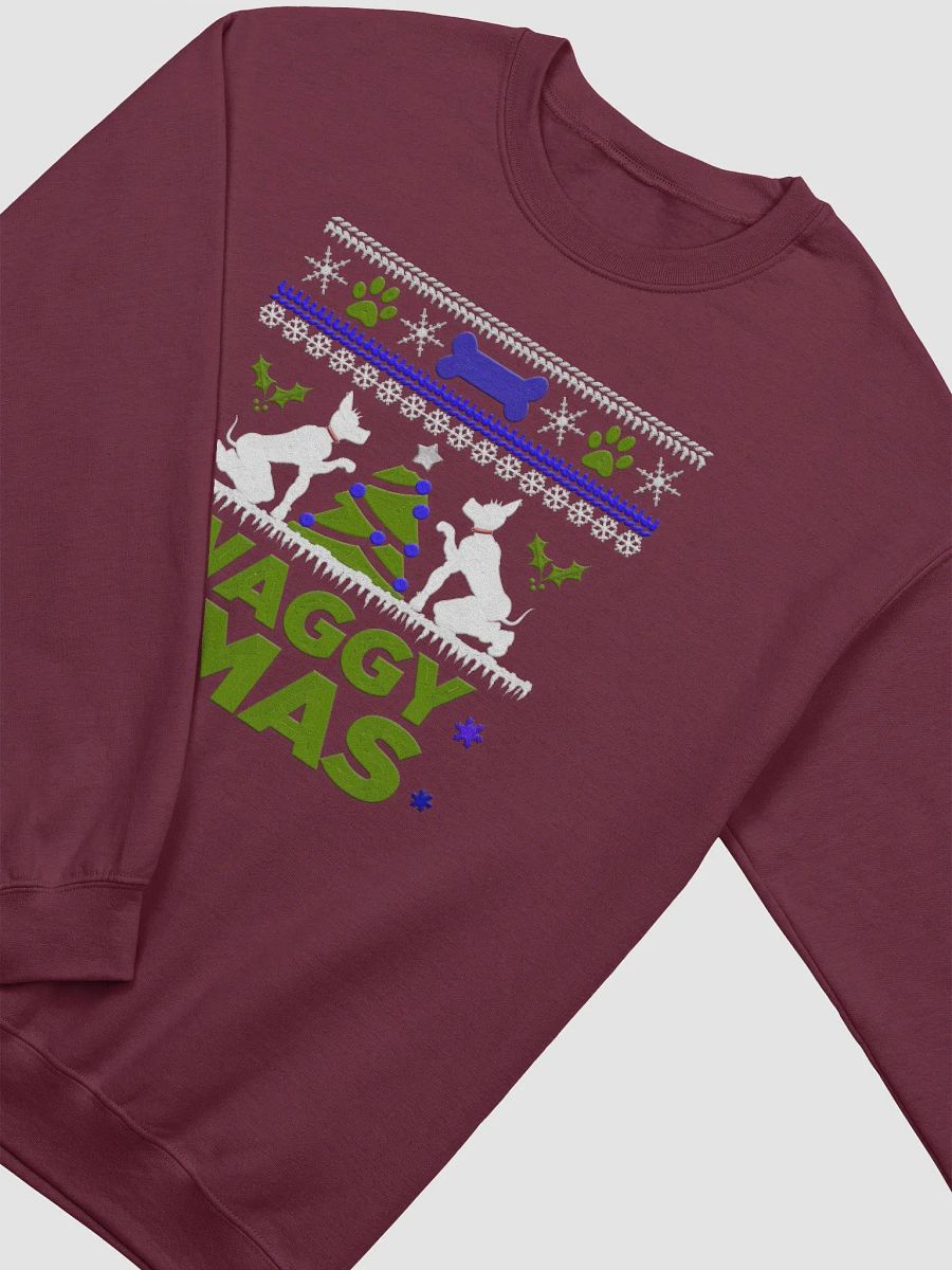 Copy of Sweater - "WAGGY XMAS" - Green Print product image (8)