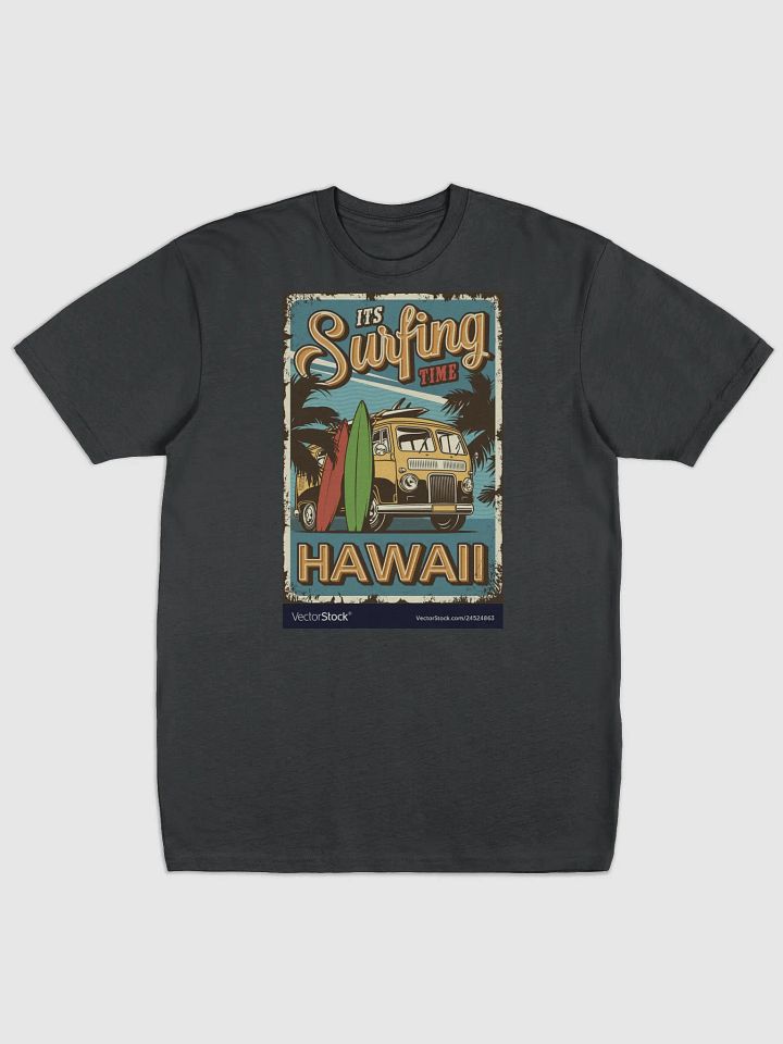 Surfing Time in Hawaii Retro Tee product image (1)