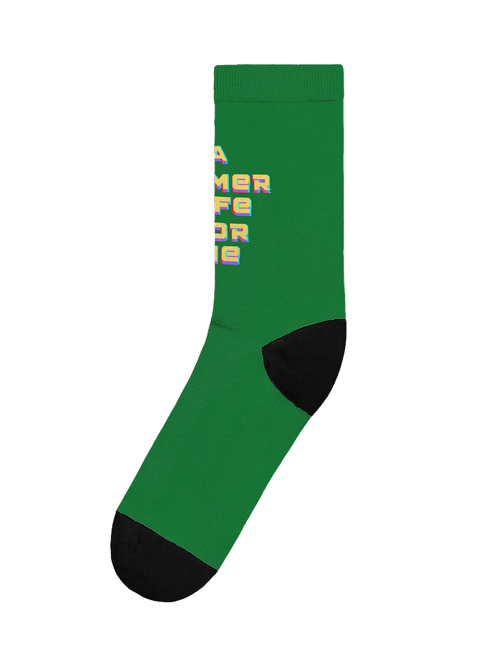 Gamer Life Eco-Friendly Crew Socks product image (1)