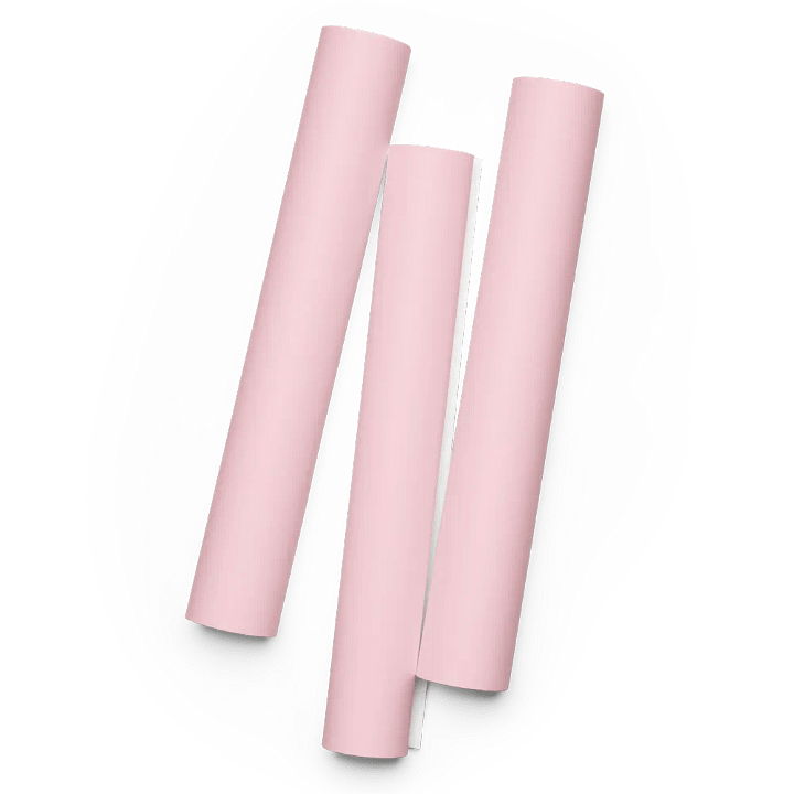 Pale Pink Solid Holiday Christmas Wrapping Paper Sheets (3) product image (1)