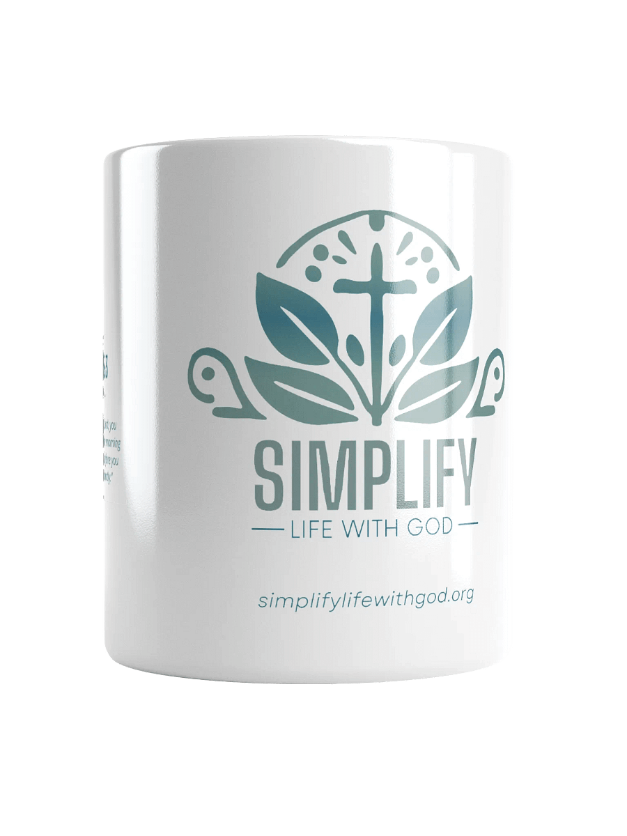 Simplify Life with God Morning Glory Mug product image (5)