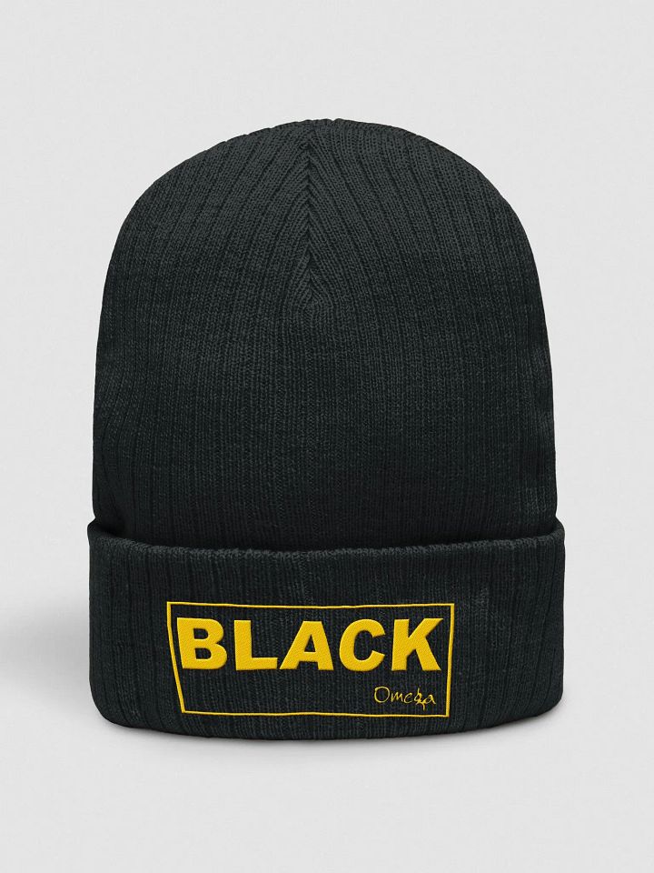 Black By Omega - Yellow | Ribbed Knit Beanie product image (1)