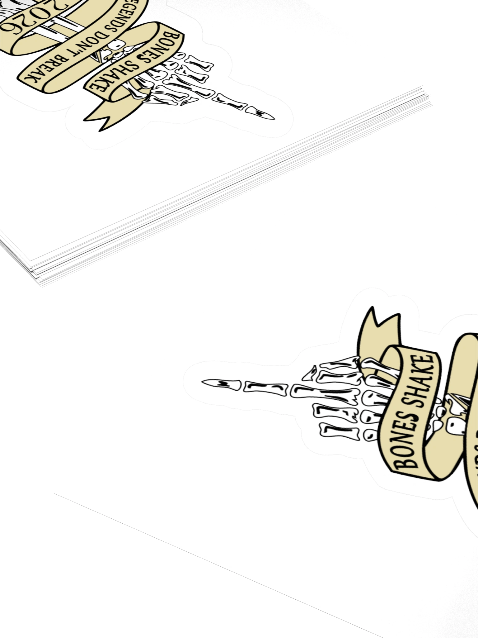 💀 The "Bones Shake, Legends Don't Break" badge of HONOR product image (8)