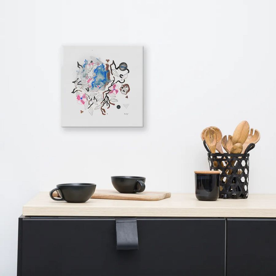 There Are No Winners In The Game Canvas Print by Kira Leigh product image (5)