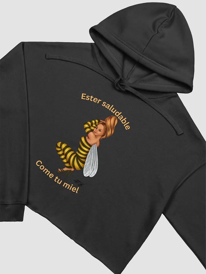 Bee-autiful Health Fleece Crop Hoodie product image (2)