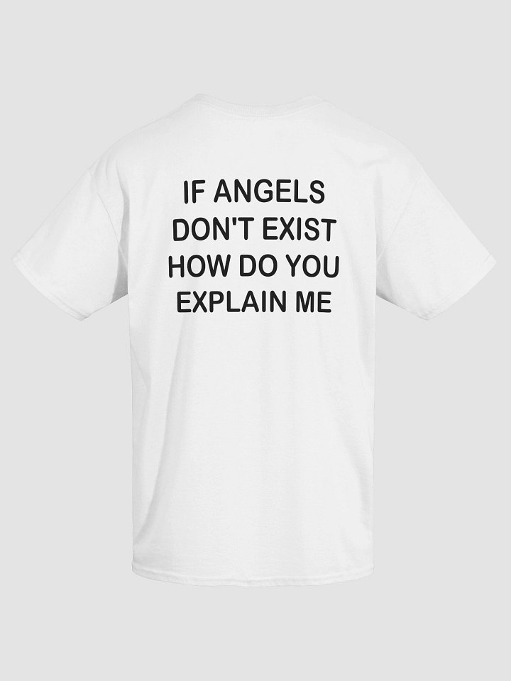 IF ANGELS DON'T EXIST HOW DO YOU EXPLAIN ME T-Shirt product image (1)