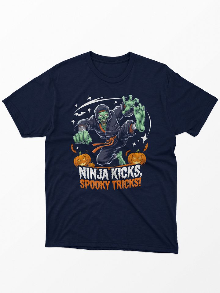 Halloween Ninja Costume Pumpkin Zomby Ninja T-Shirt product image (1)