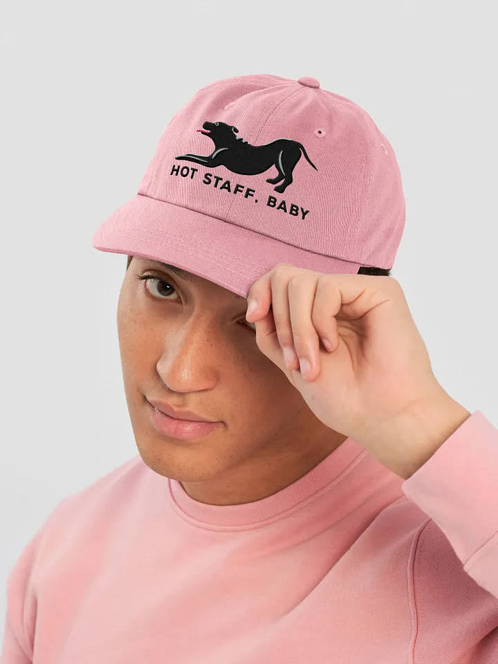 Hot Staff, Baby Classic Dad Hat(Embroidered) of a Staffordshire Terrier(Black) product image (26)
