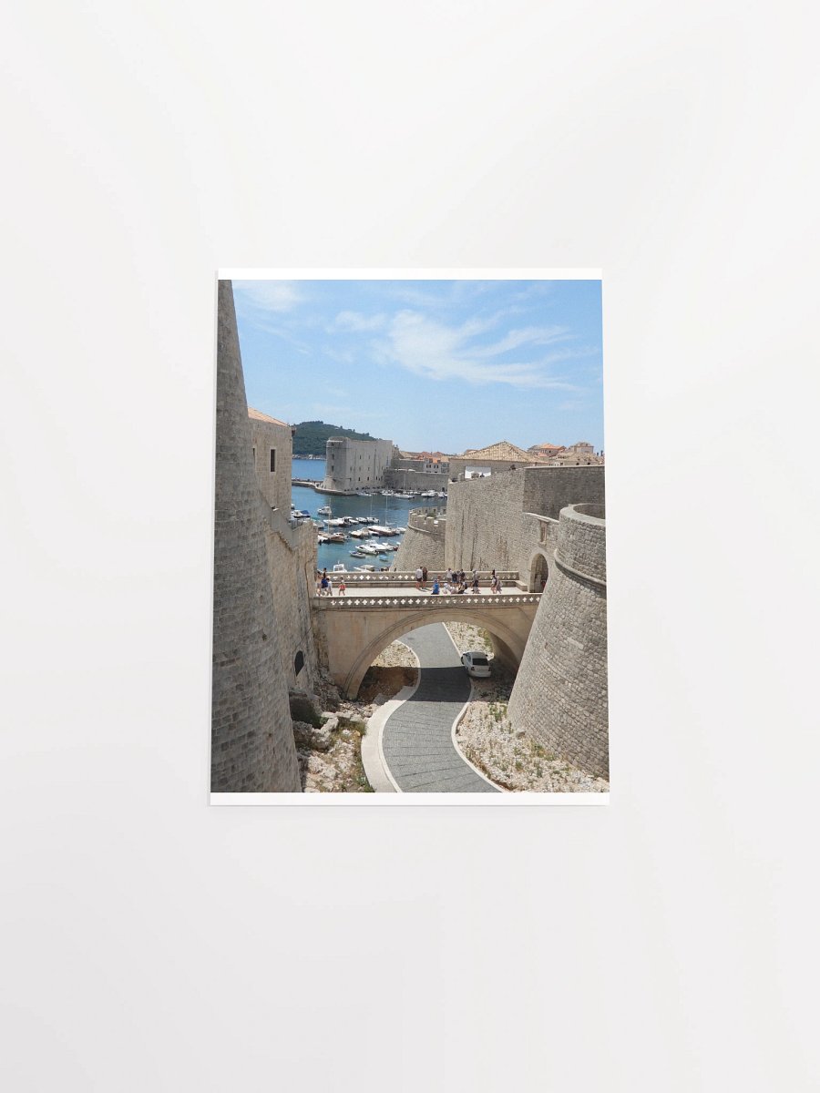 Dubrovnik - Old Town Walls, Bridge and Marina - print/poster product image (15)