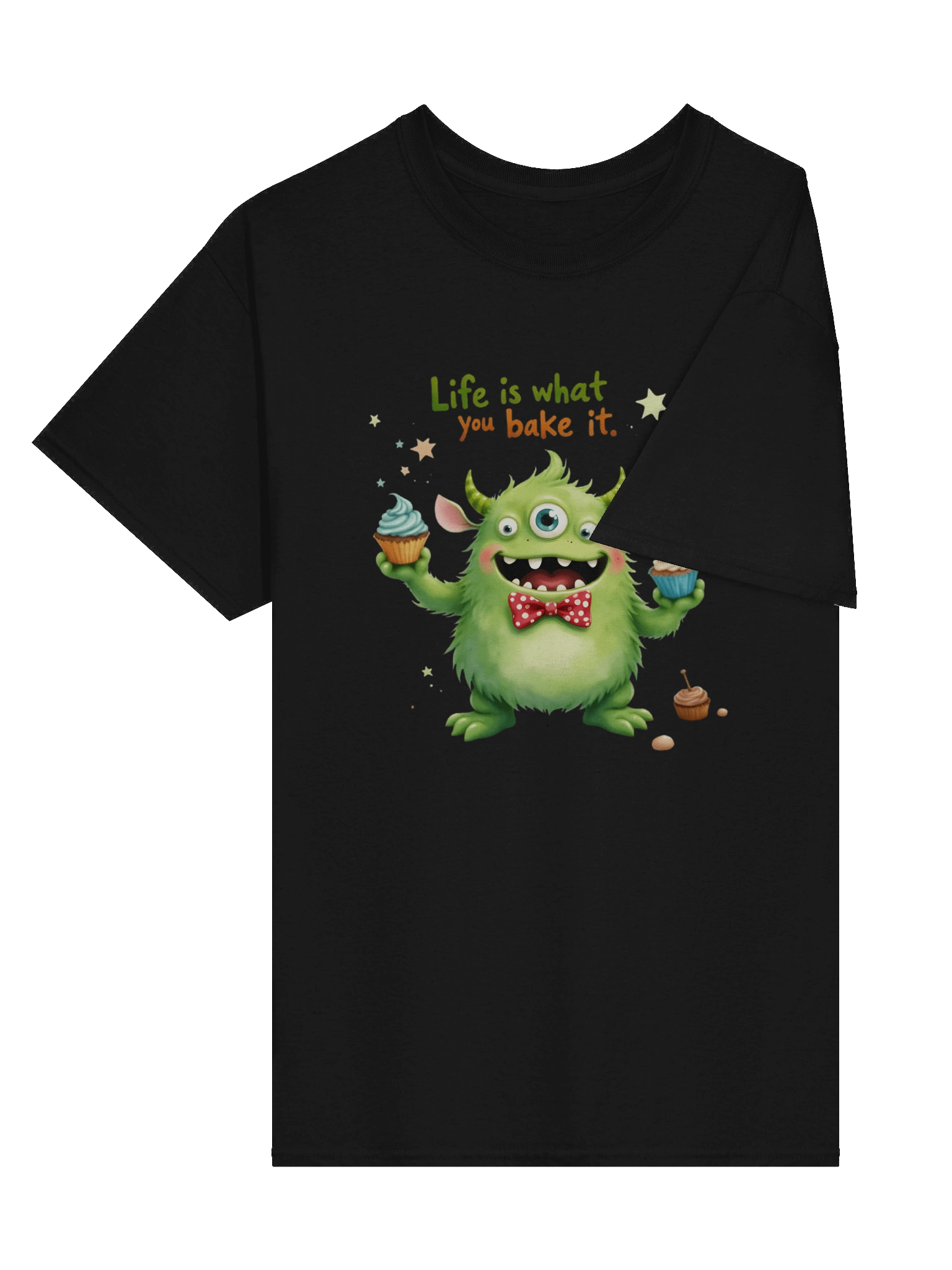 "Life is What You Bake It" Funny Baking Monster T-Shirt - Cute Baker Gift for Baking Lovers product image (8)