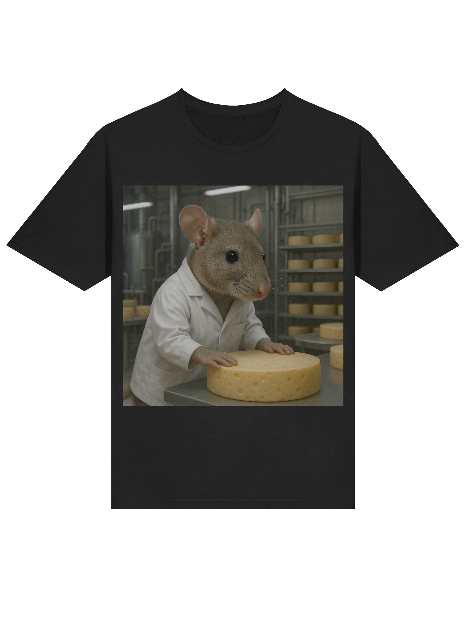Cheese Factory Mouse T-Shirt product image (19)