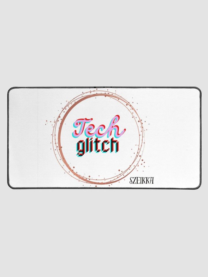 Tech Glitch Desk Mat product image (1)