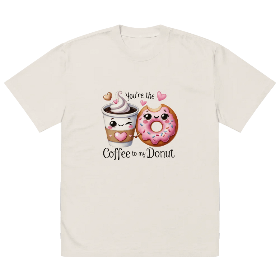 Coffee to my Donut - Oversized Tee product image (14)