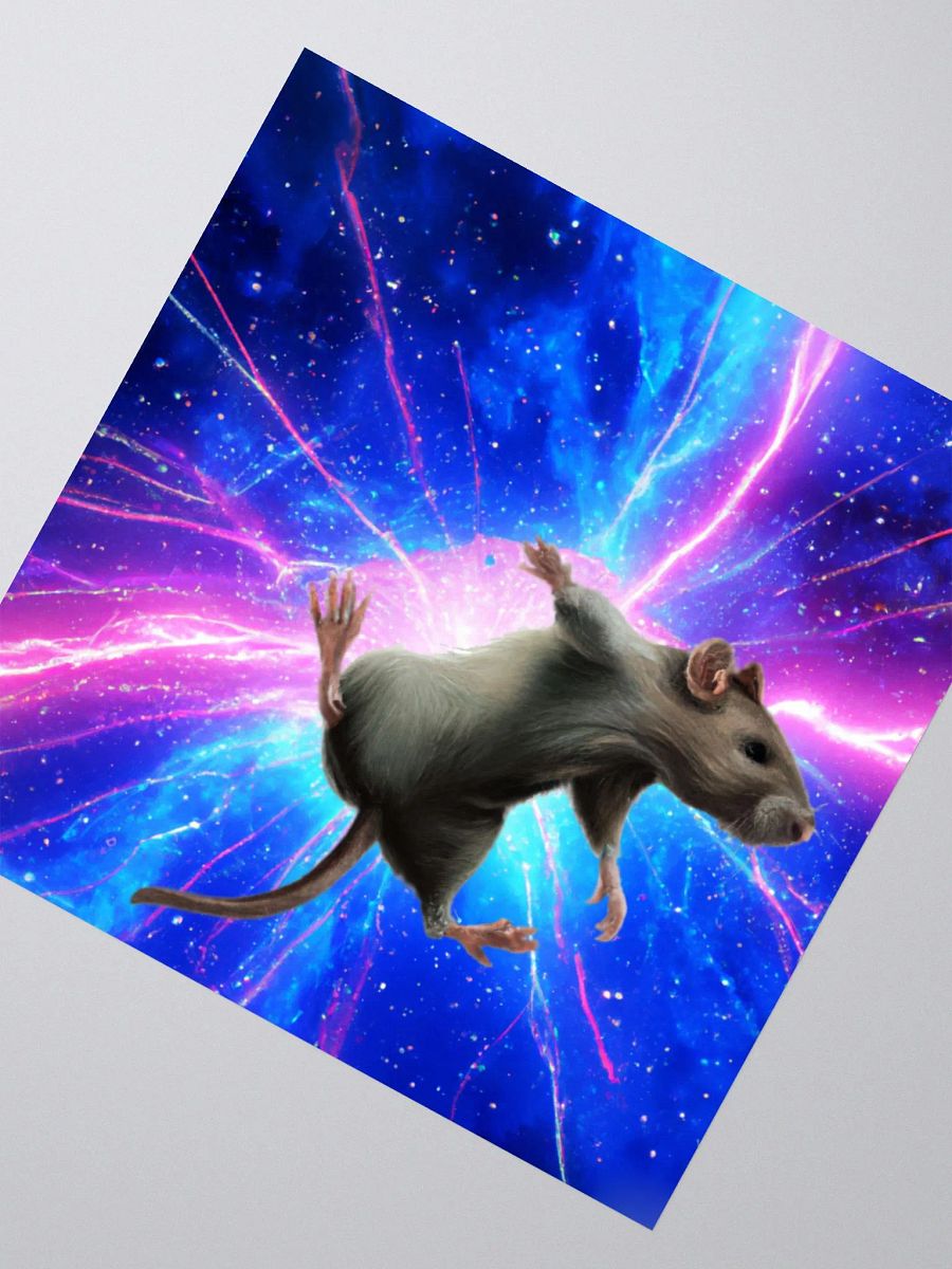 Spaced rat sticker product image (3)