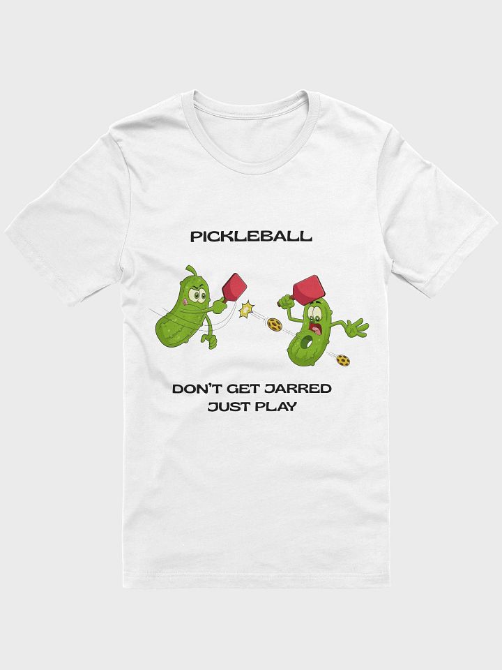 Pickleball Don't Get Jarred Just Play Supersoft T-Shirt product image (4)