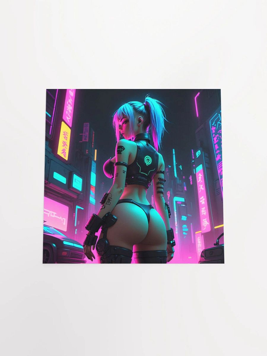 Neon Cyberpunk City Poster product image (21)