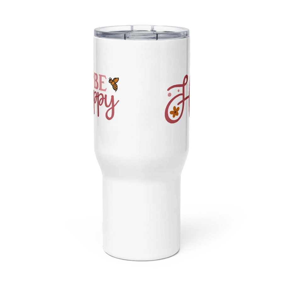 Bee Happy Stainless Steel Travel Mug product image (2)