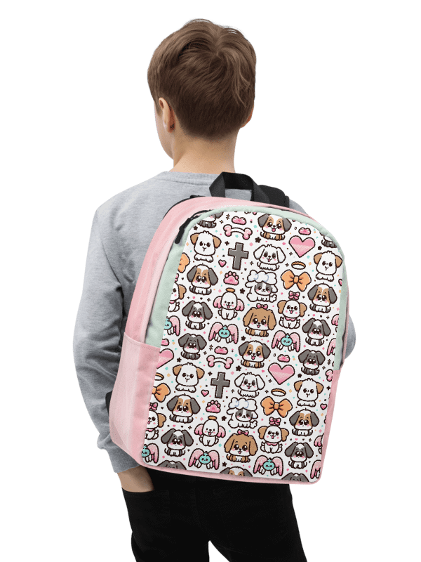 Puppies and Crosses Minimalist Backpack product image (8)