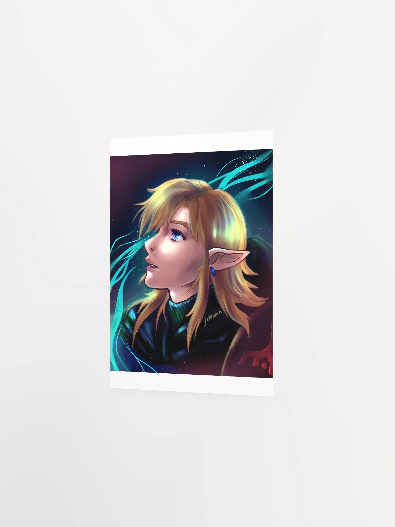 Tears of the Hero - Video Game Fanart Poster 5x7 - Art by CosmicChroma product image (2)