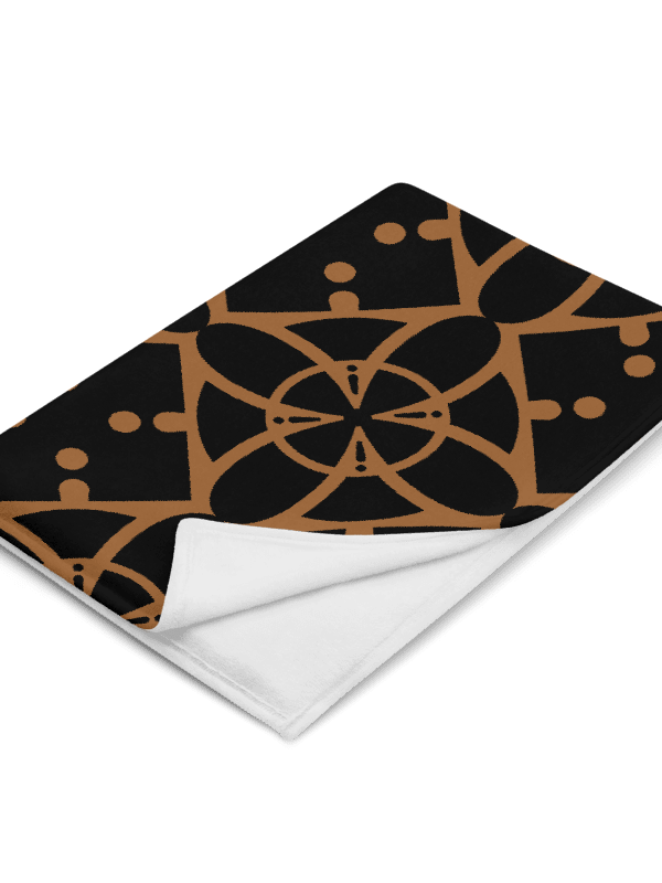 Brown Ethereal Echoes Throw Blanket product image (1)