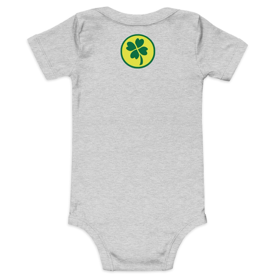Mickey and Minnie mouse - green style (art by Dina R.) acrylic painting picture - Baby Short Sleeve One Piece product image (2)