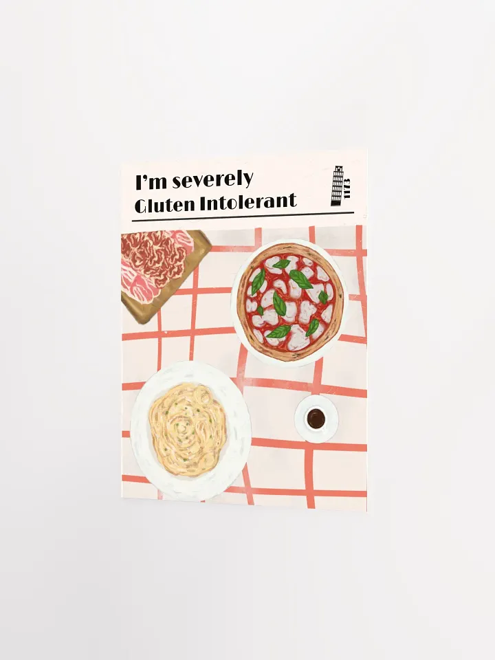Gluten Intolerant Italy | Poster product image (4)