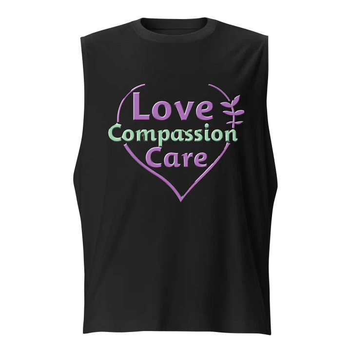 Love, Compassion, Care Heart Muscle Tank product image (1)