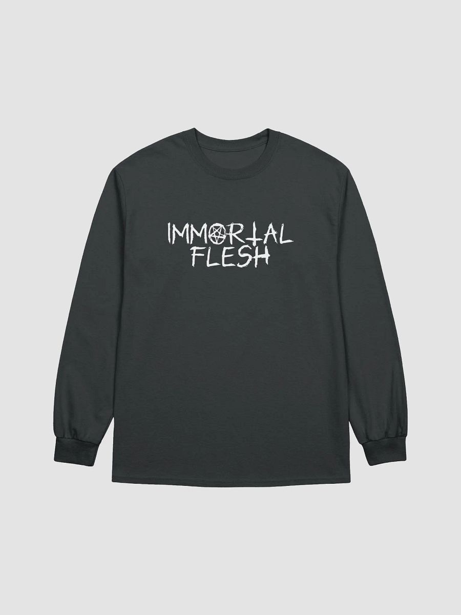 Immortal Flesh L/S Shirt Front Print White product image (1)