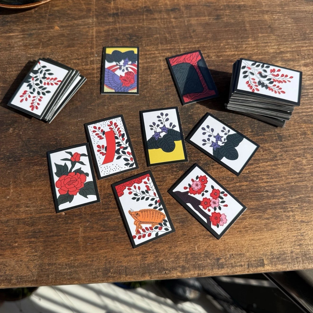 🎎 Japanese Hanafuda Playing Card Set – Daiso Japan – Traditional Flower Game product image (6)